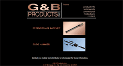 Desktop Screenshot of gbproductsinc.com