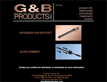 Tablet Screenshot of gbproductsinc.com